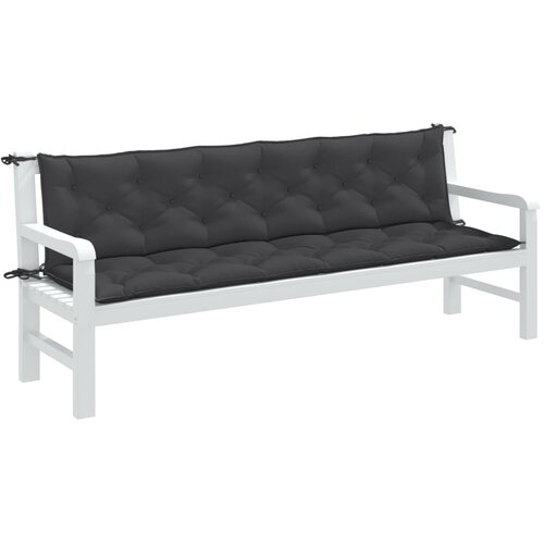 vidaXL Jastuci za vrtnu klupu 2 kom antracit 200x50x7 cm tkanine Cijene