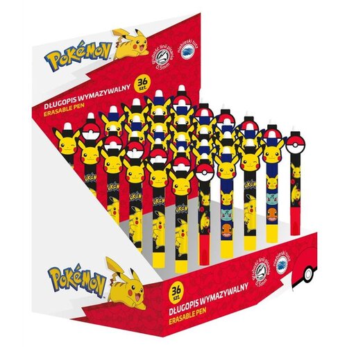  Kemijska olovka Pokemon pi&scaron;i bri&scaron;i 36/1 TO-DŁU-3978-XXX-POKE-PC Cijene