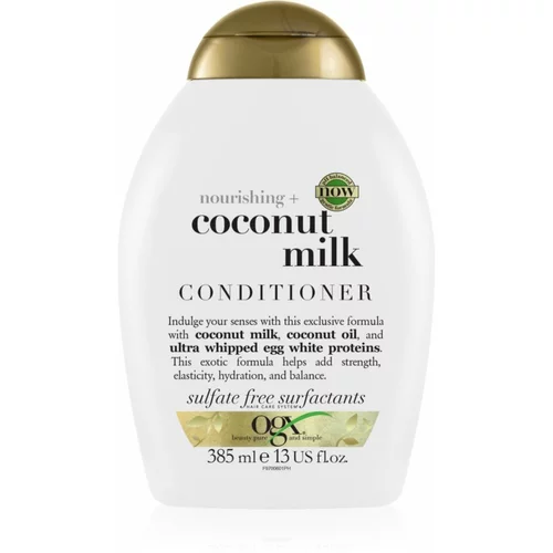 OGX Coconut Milk hidratantni regenerator s kokosovim uljem 385 ml