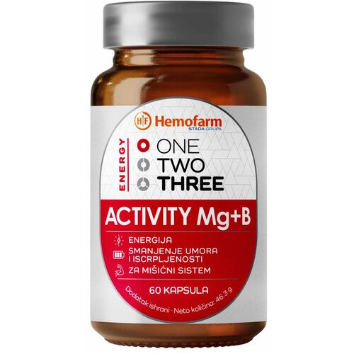 One Two Three activity mg+b , 60 kapsula Cene