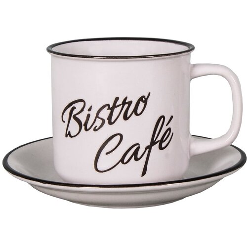 Antic Line Bijela &amp;scaron;alica i tanjurić Bistro - Caf&amp;eacute; Slike