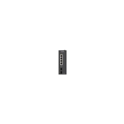 D-link 6-Port Gigabit Industrial PoE+ Unmanaged Switch with 2 x SFP Ports Slike
