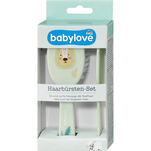 Babylove set četka i če&amp;scaron;alj za kosu, vi&amp;scaron;e vrsta 2 kom Slike