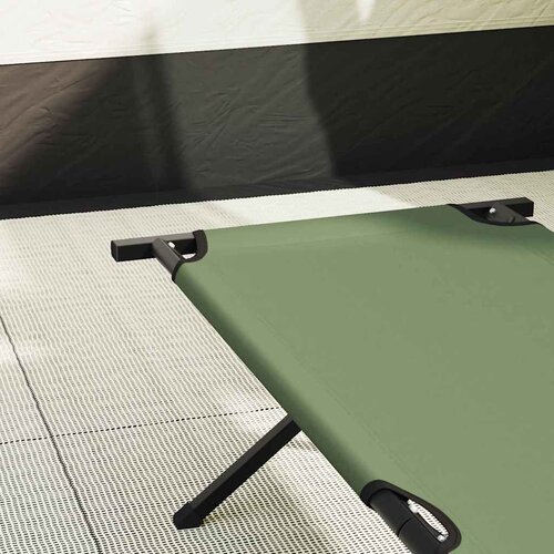  Sklopivi kamperski krevet Zelena 210 x 80 x 46 cm Slike