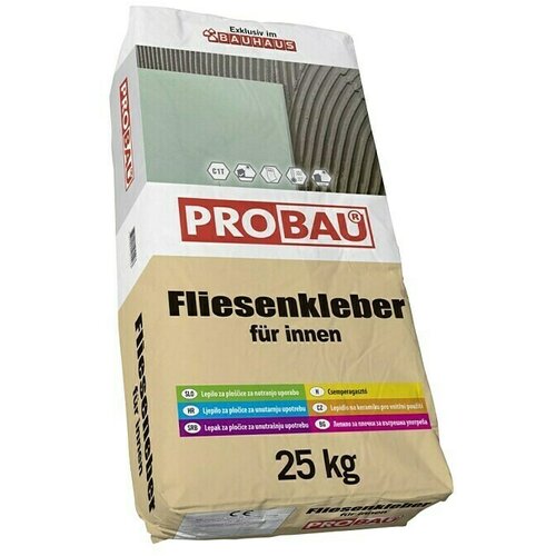 PROBAU Ljepilo za pločice (Područje uporabe: U zatvorenom, 25 kg) Cijene