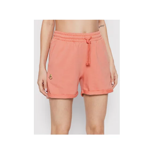 OUTHORN Športne kratke hlače SKDD602 Oranžna Regular Fit