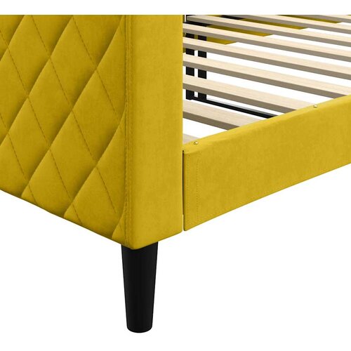  Dnevni krevet žuti 90 x 200 cm bar&amp;scaron;unasti Slike