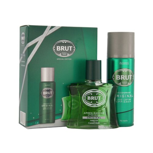Brut Set muški dezodorans 200ml+aftershave 100ml Cijene