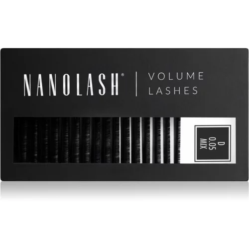 Nanolash Volume Lashes umjetne trepavice 0.05 D 6-13mm 1 kom