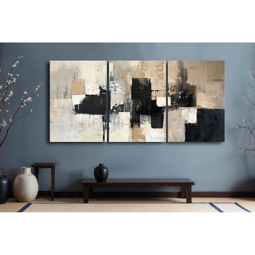 WALLXPERT 3P70100C018 Multicolor Decorative Canvas Painting (3 Pieces) Cene