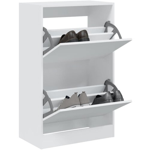 The living store omarica za čevlje bela 60x34x96,5 cm inženirski les - omarica za čevlje, (21485640) Cene