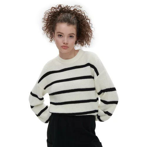 Cropp ženski džemper - Slonovača 2077S-01M
