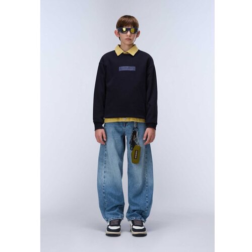 Napapijri K b-new box logo c w blu marine Cene