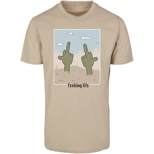 Mister Tee Fucking Life Tee Sand Slike