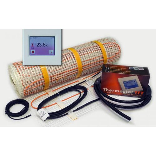  Podno grejanje: set ldts 160 + tft mreža 640W 230V 4 m² + digitalni touchscreen termostat Cene