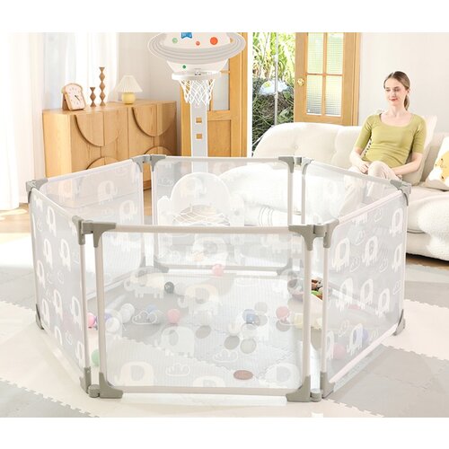 Bbo ogradica 6u1 fun 2 play (WMWL01) - rainbow (80 x 72cm x 6kom) Slike
