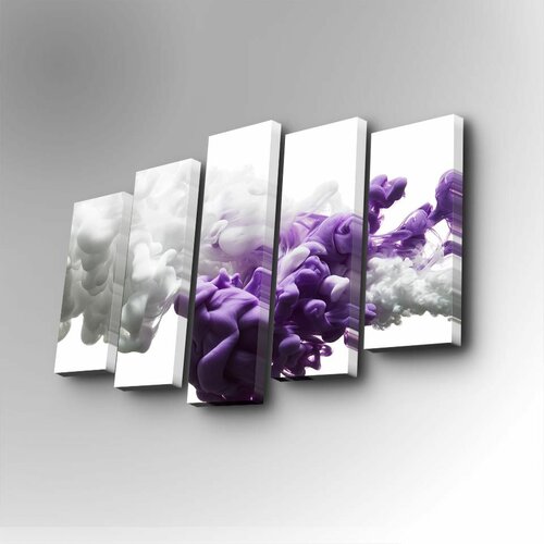 Wallity 5PUC-077 multicolor decorative canvas painting (5 pieces) Slike