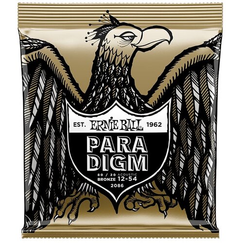 Ernie Ball Žice za akustičnu gitaru 2086, .012-.054, Paradigm Slike