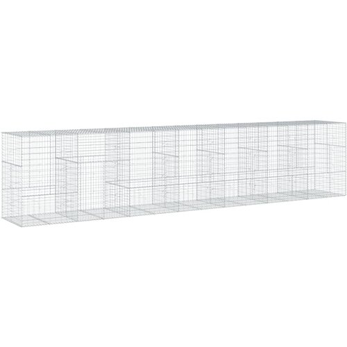 Gabionska ko&amp;scaron;ara s poklopcem 700x100x150 cm pocinčano željezo Slike