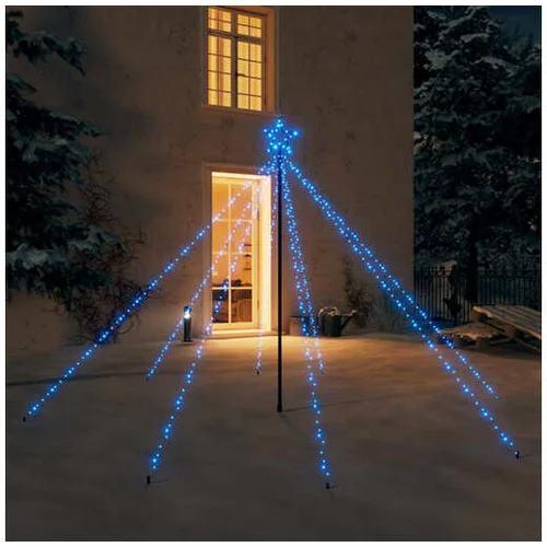  Novoletna jelka iz lučk notranje/zunanja 400 LED modra 2,5 m