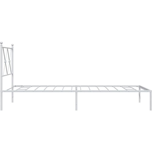  okvir za krevet s uzglavljem bijeli 90 x 190 cm Slike