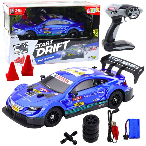  Auto na daljinsko upravljanje Start Drift sa promjenjivim kotačima 30km/h 1:16 - plavi Slike