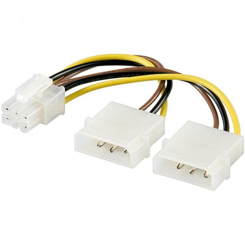 Goobay Kabal za napajanje PCI-E na PCI Express 6 pin 15cm Cene