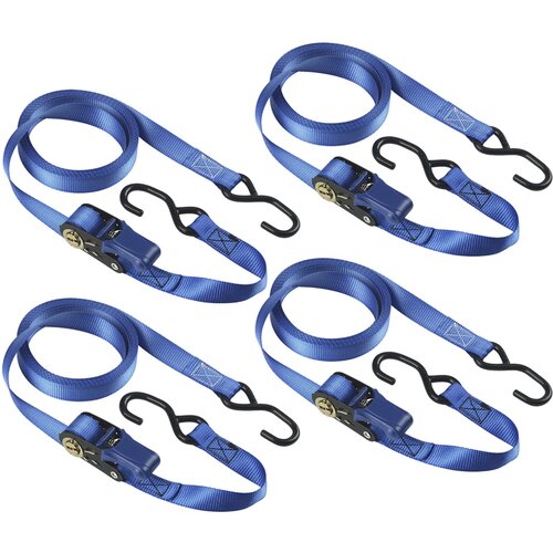 Master Lock 4 Ratchet tie-down with S-Hooks 5m blue 4367EURDAT Cijene