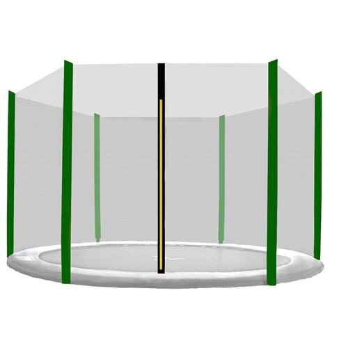  Zaštitna mreža za trampolin ukupnog promjera 180 cm na 6 šipki AGA MR1506OUT-6DG - crno - tamno zelena Cijene