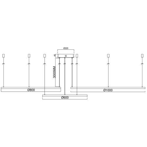  Ondaluce - LED prigu&amp;scaron;iva luster na sajli SOEL LED/28W/230V+LED/38W+LED/47W Slike