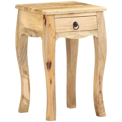 VidaXL Nočna omarica 28x28x46 cm trden mangov les Slike