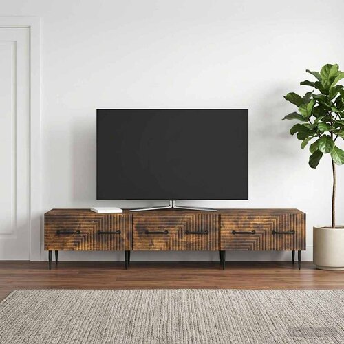  ormar Dimljeni hrast 147 x 34,5 x 30 cm Konstruirano drvo Cijene