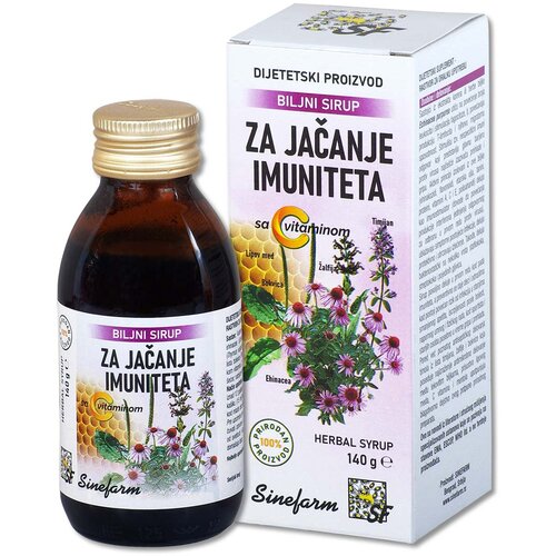 Sinefarm Sirup za jačanje imuniteta sa C vitaminom 140 g Slike