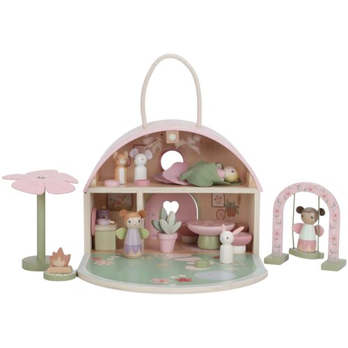 Little Dutch® prijenosna drvena kućica za lutke s dodacima fairy garden Cijene
