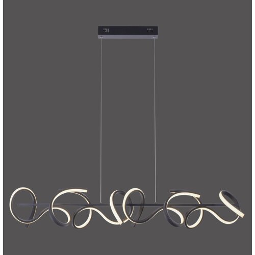 LEUCHTEN DIREKT 19033-18 - led prigu&amp;scaron;iva luster na sajli curls 4xLED/10,2W/230V Slike