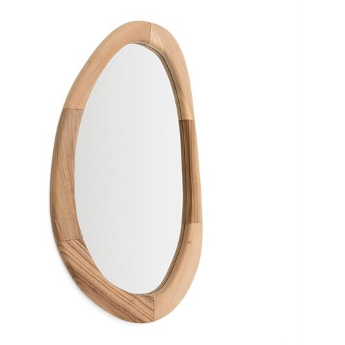 Kave Home Zidno ogledalo s okvirom od masivnog drveta 60x107 cm Selem – Cijene