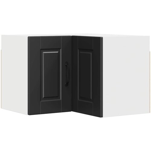  Zidni kutni ormar Crna 57 x 57 x 40 cm Konstruirano drvo Slike