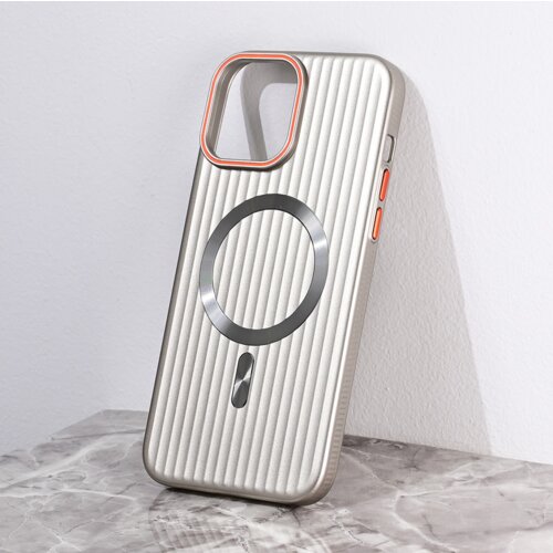 Torbica Magsafe Stripe za iPhone 13 Pro Max 6.7 siva Slike