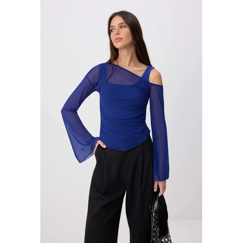 TRENDYOLMILLA ženska bluza Twoss26Bz00071, saksijska Slike