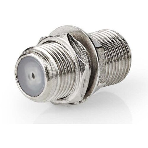 Nedis CSGB41940ME Adapter za satelitsku i antensku vezu F ženski na F ženski 75 Ohm Metalni 1 komad, Srebrni Cene