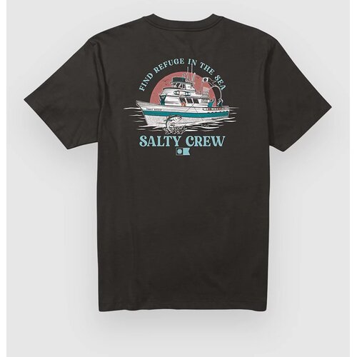 Salty Crew Day Charter T-shirt black Cene
