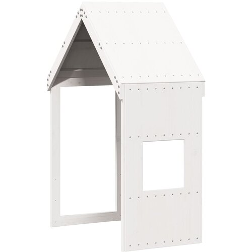 vidaXL Streha za otroško posteljo bela 55x84x132 cm trdna borovina, (21243206) Cene