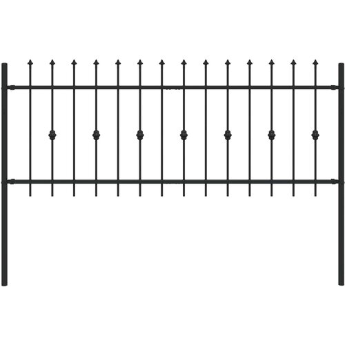  Ograda sa &amp;scaron;iljcima Asten Crna 200 x 130 cm Slike