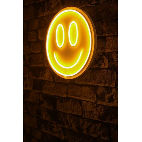 Wallity Zidna LED dekoracija Smiley, IP67, 375 cm, 12V, 350 lm, Žuta Slike