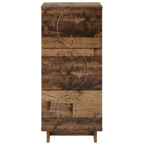  Komoda Staro drvo 33.5 x 34.5 x 75 cm Konstruirano drvo - Staro drvo Slike