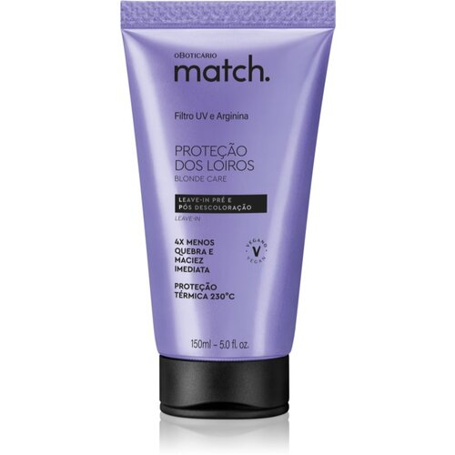 OBotic&amp;aacute;rio Match obnavljajuća maska za kosu bez ispiranja za plavu kosu 150 ml Slike