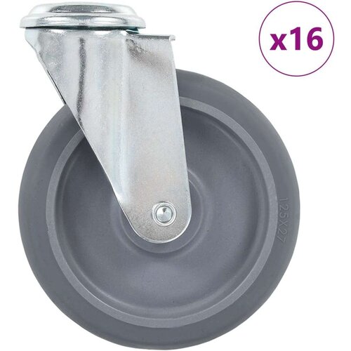  Okretni kotačići s otvorom za vijke 16 kom 125 mm Cijene