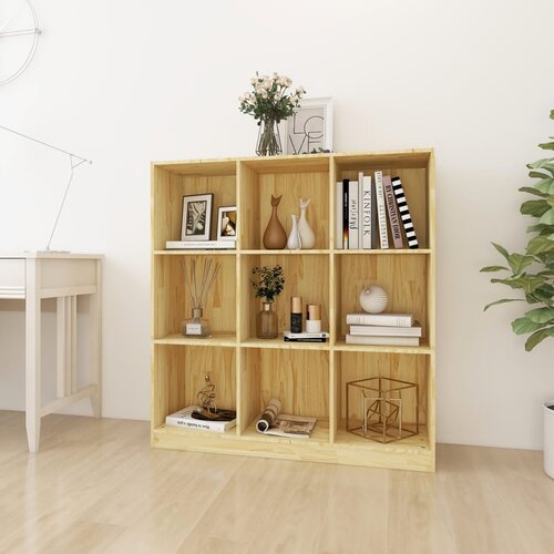 Furnova Knjižna omara/pregrada 104x33,5x110 cm trdna borovina, (21933116) Slike