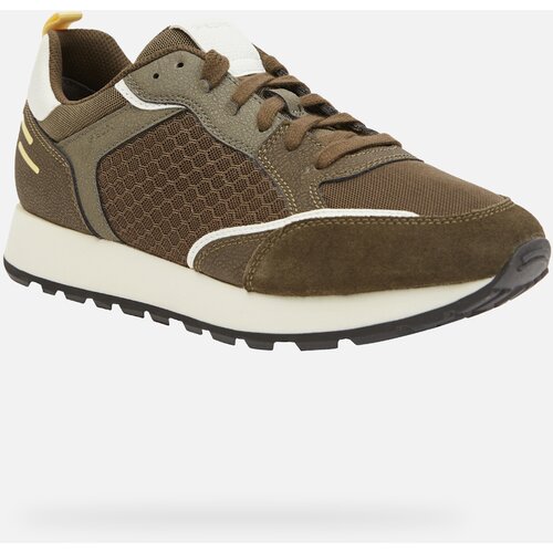 Geox Khaki men's sneakers Partenio - Men's Cene