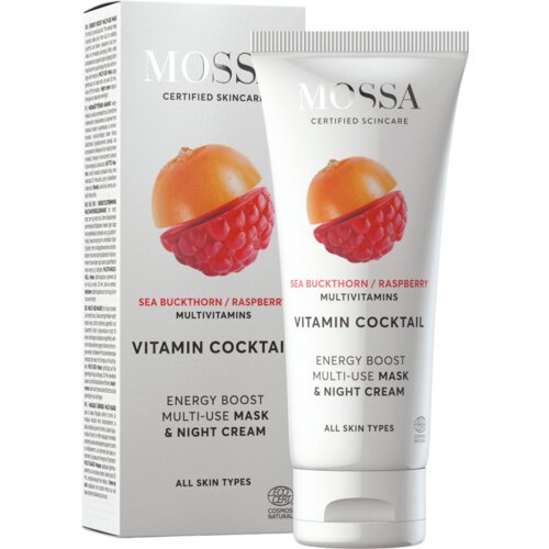 Mossa Vitamin Cocktail Energy Boost Multi-Use Mask & Night Cream - 60 ml Cene